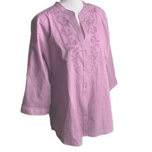 Newboat  Women's 3/4 Sleeve Blouse Size L.